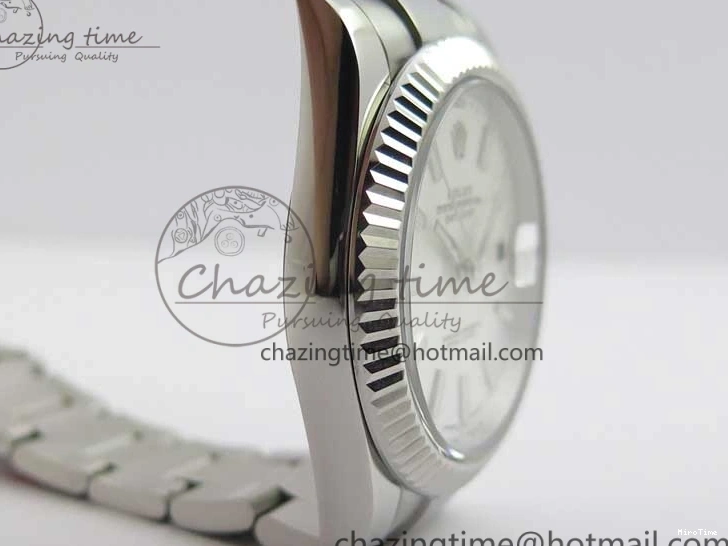 MiroTime 1229 DateJust 126334 SS Noob 1:1 904L Best Edition Silver Dial Stick Markers on Oyster Bracelet A HighQuality 3168